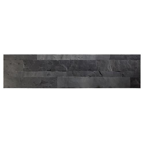 Zelfklevende Steenstrip Natuursteen Black Carbon Zwart