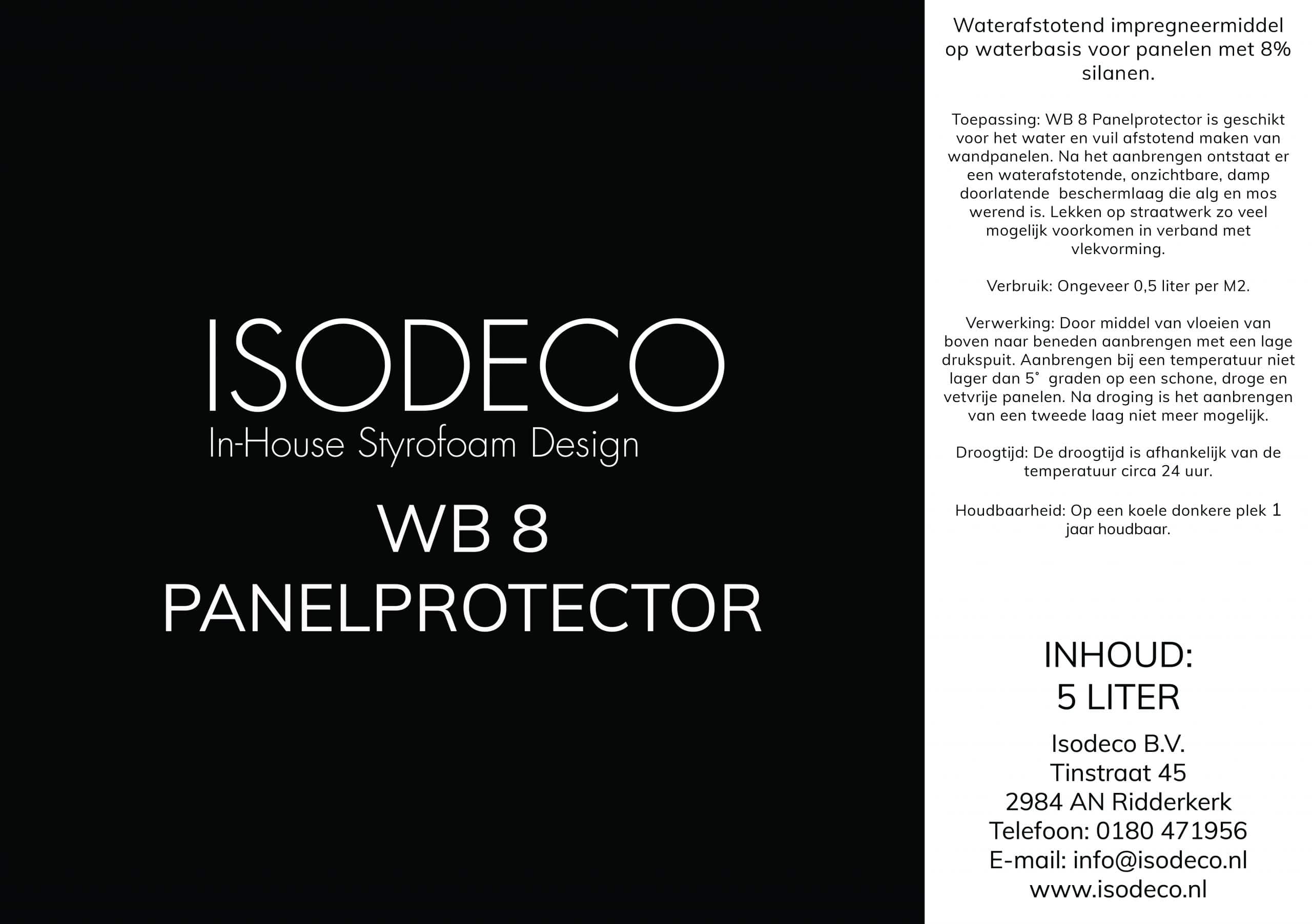 Isodeco WB8 Gevelimpregneermiddel 5L 10M² tweede afbeelding