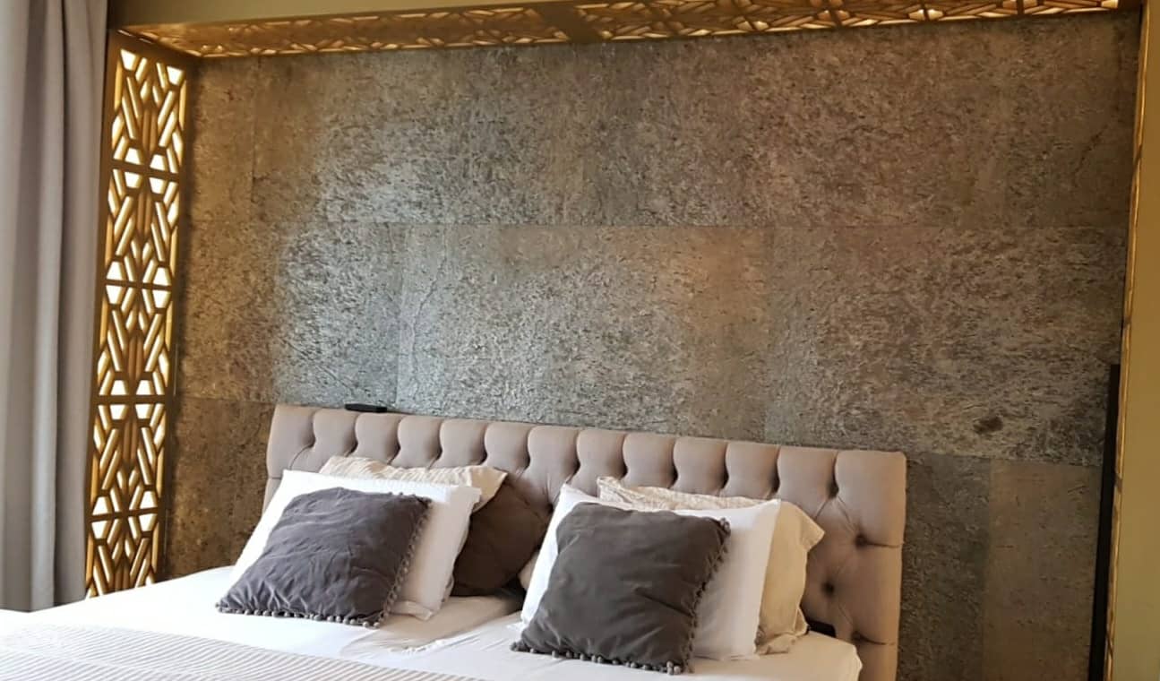 Natuursteen Wandpaneel XL Gouden Gloed Exclusive tweede afbeelding