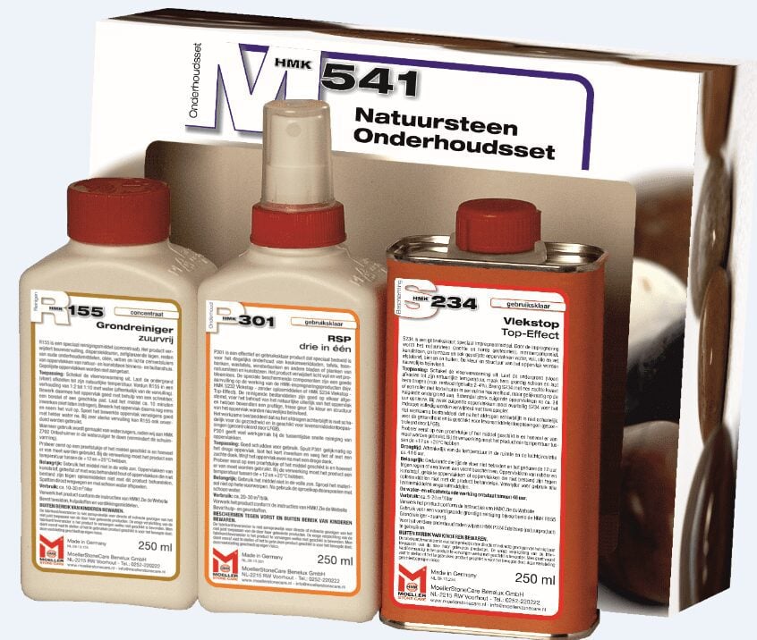 Natuursteen en steenstrips Keuken en Badkamer Behandeling Set