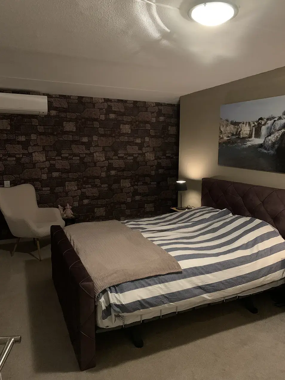 Stenen Muur 3D Wandpaneel EPS Middeleeuwse Stenen Muur Bruin tweede afbeelding