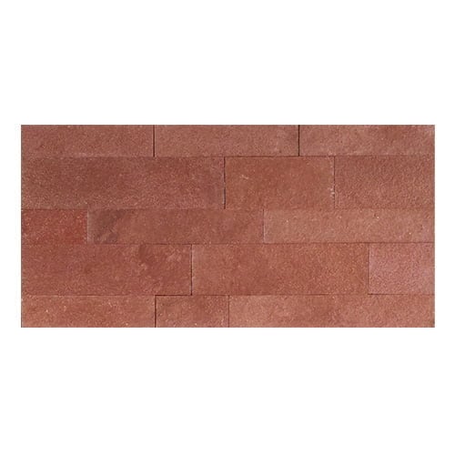 Zelfklevende Steenstrip Natuursteen XL Red Stone Rood OUTLET