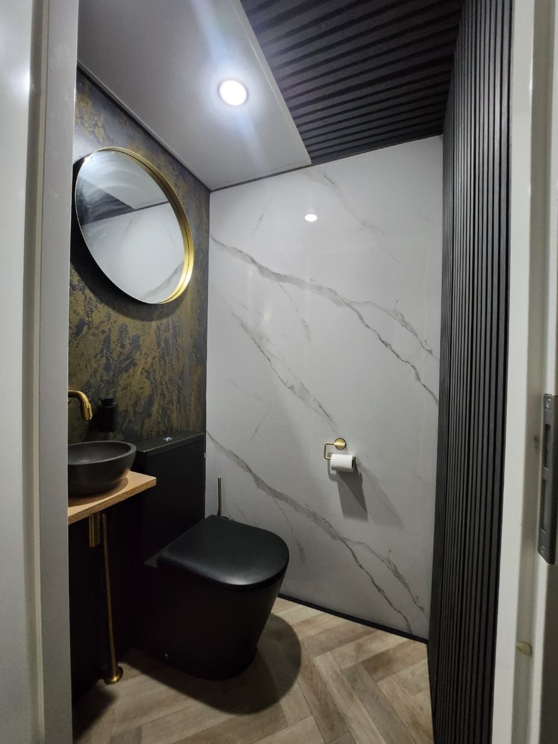 Natuursteen Wandpaneel XL Black Gold tweede afbeelding