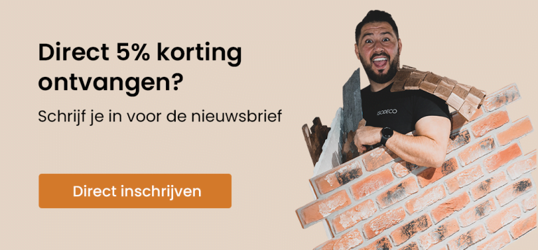 button naar pagina om je in te schrijven voor de nieuwsbrief van isodeco en korting te kunnen krijgen op wandpanelen