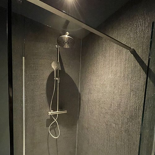 natuursteen douche