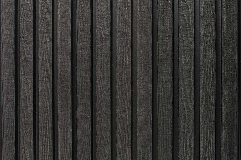 Kunststof Gevelbekleding Composiet - Rabatdeel Rhombus Zwart