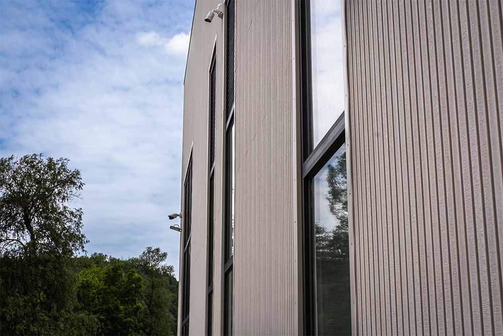 Kunststof Gevelbekleding Composiet - Rabatdeel Rhombus Licht Grijs tweede afbeelding