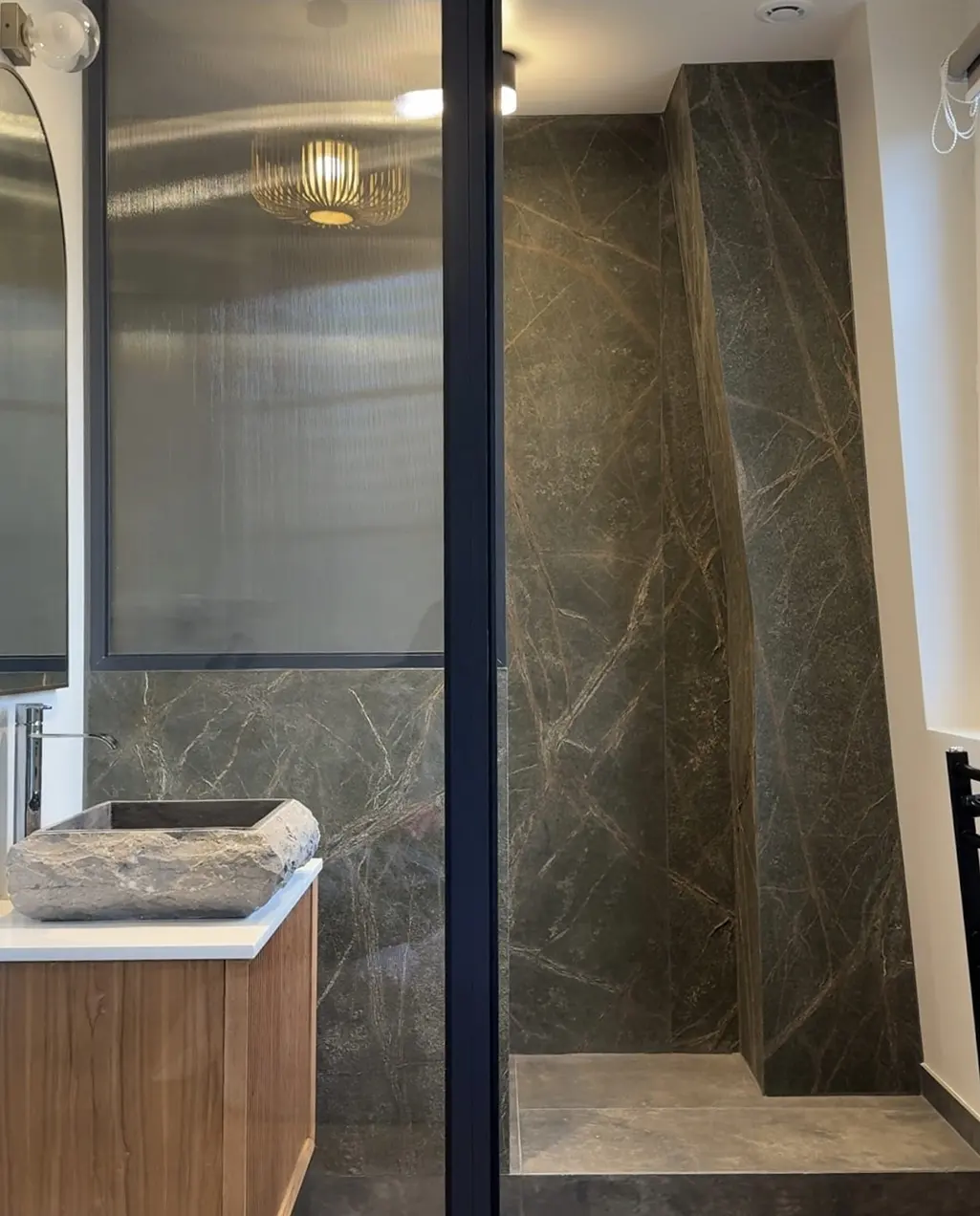 Natuursteen Wandpaneel XL Forest Green tweede afbeelding