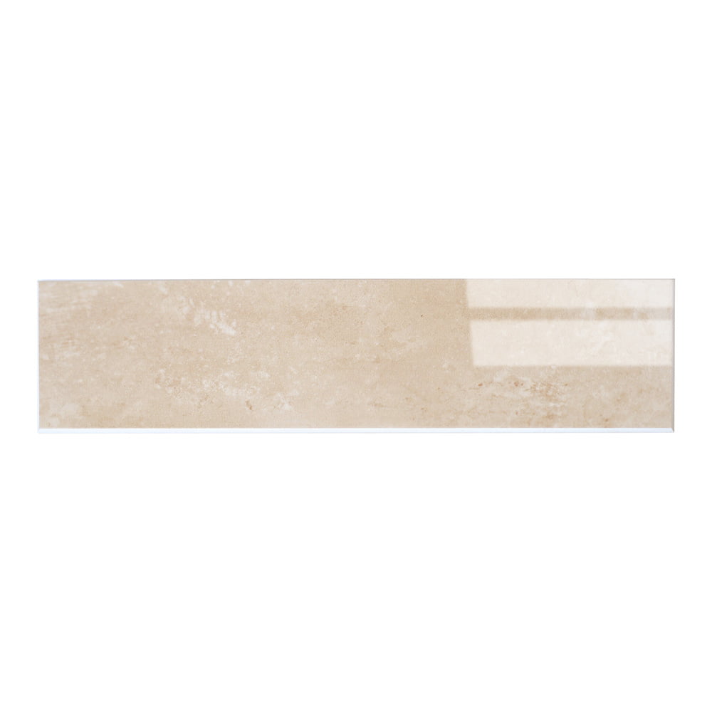 Zelfklevende Mozaïek Steenstrip Hoogglans Metro/Visgraat Japandi Beige
