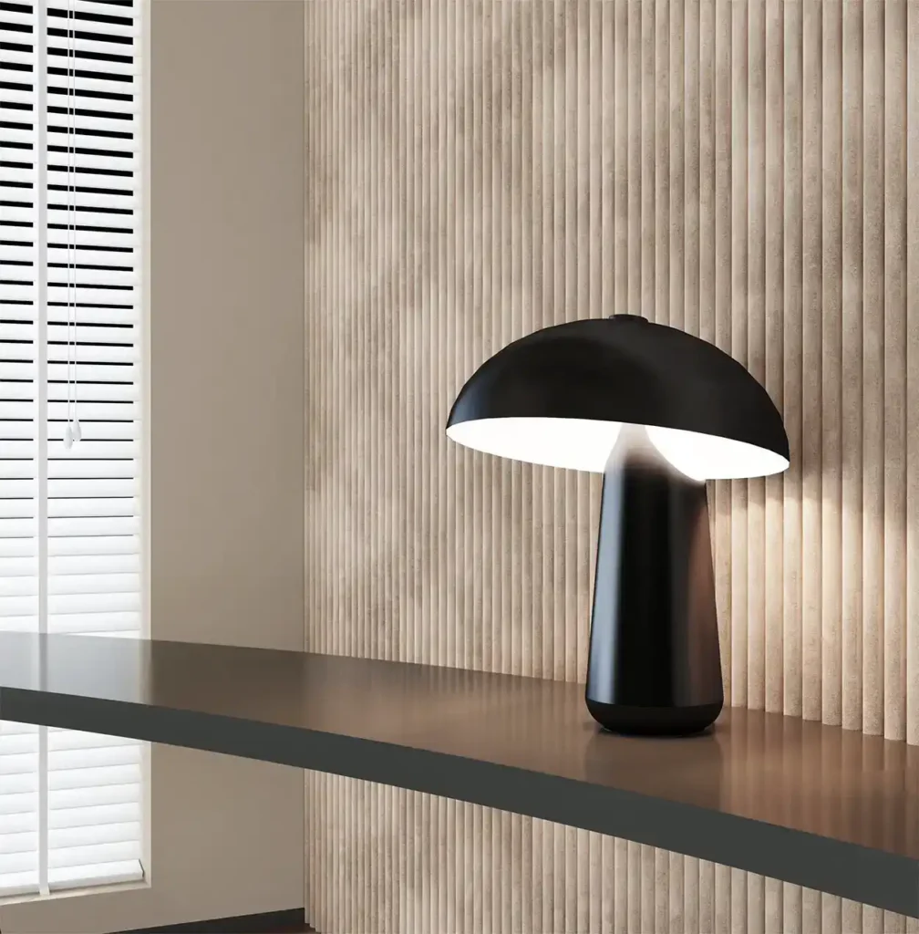 Suede Wandpanelen taupe achter plank
