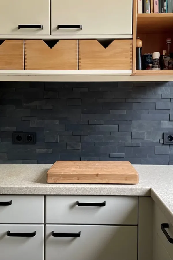 keuken achterwand steenstrips black carbon keuken achterwand steenstrips black carbon