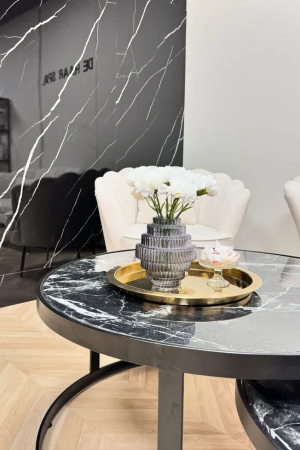 nero marquina marmer muur woonkamer nero marquina marmer muur woonkamer