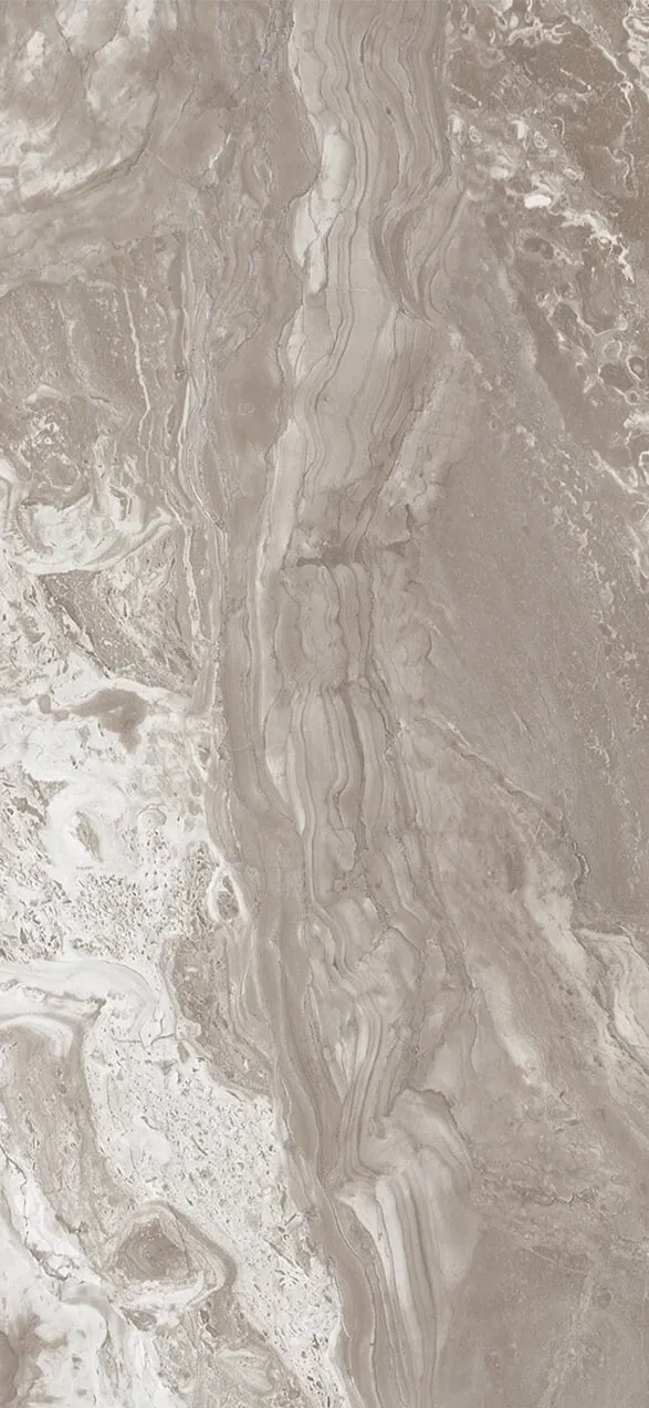 SPC Marmer Plaat Wandpaneel Yuba Stone Mat Japandi Greige Taupe