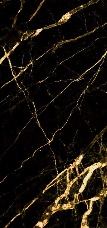 PVC Marmer Plaat Hoogglans Black Gold