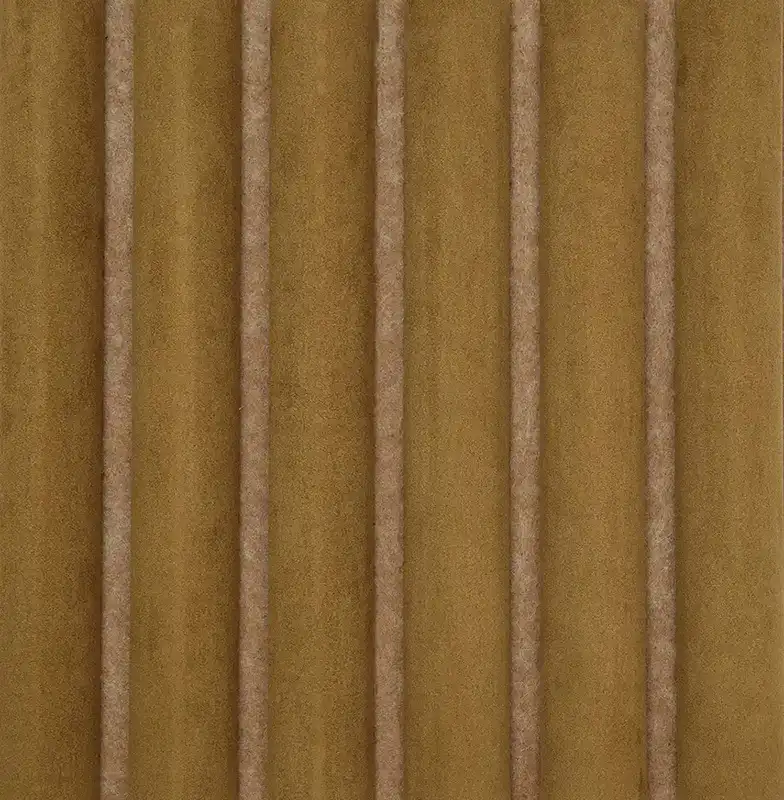 Akoestisch Paneel Suede Stof Cognac Bruin met Vilt