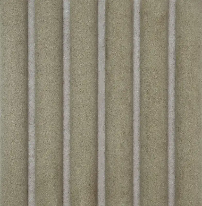 Akoestisch Paneel Suede Stof Japandi Beige Taupe mix met Vilt