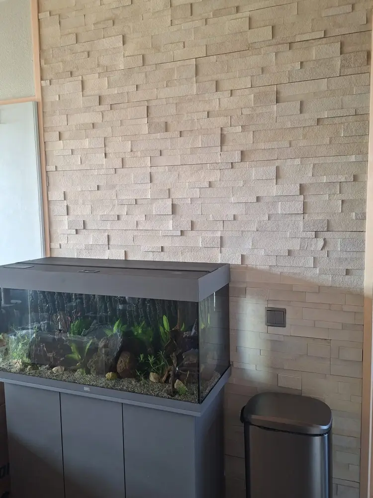 Zelfklevende Steenstrip Natuursteen Mint White tweede afbeelding