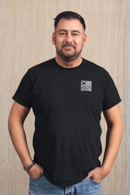 Kevin de magazijn manager van Isodeco
