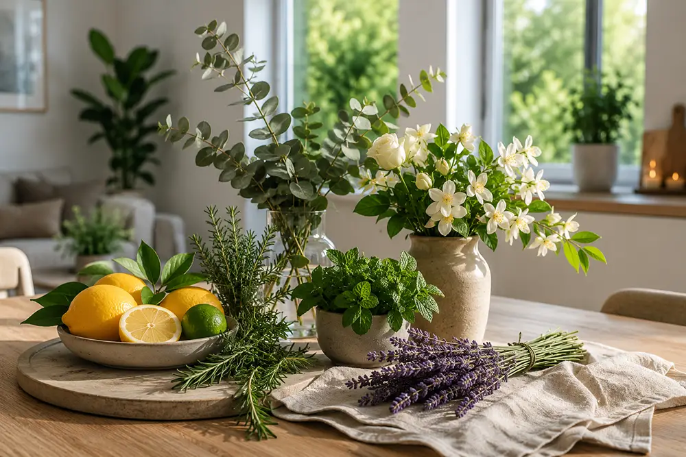 Natuurlijke geurmakers in huis