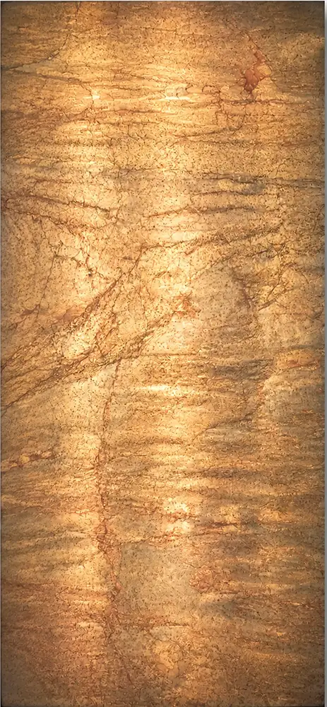 Natuursteen Wandpaneel XL Exclusief Koper Translucent