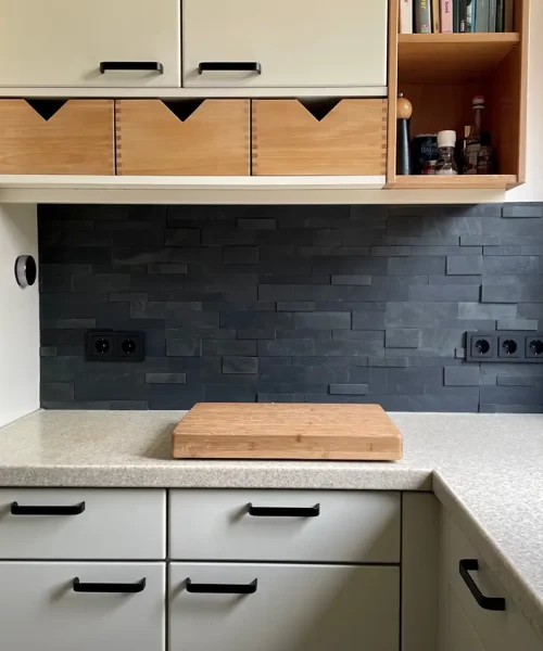 keuken achterwand steenstrips black carbon keuken achterwand steenstrips black carbon