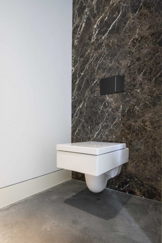 pols ontwikkeling Premisse Bruin Hoogglans Marmer Wandpanelen voor badkamers, keukens, WC's