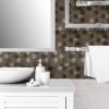 Zelfklevende mozaiek strips badkamer