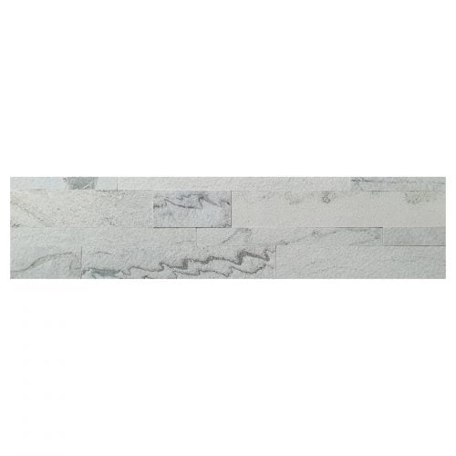 Wiegen dood gaan laten vallen Zelfklevende Steenstrip Natuursteen Bianco Carrara Wit Marmer -
