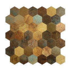 Mozaiek Hexagon Gold