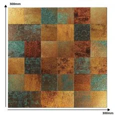 Mozaiek tegels goud bruin