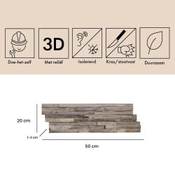 houtstrip planken informatie met afmetingen en icoontjes