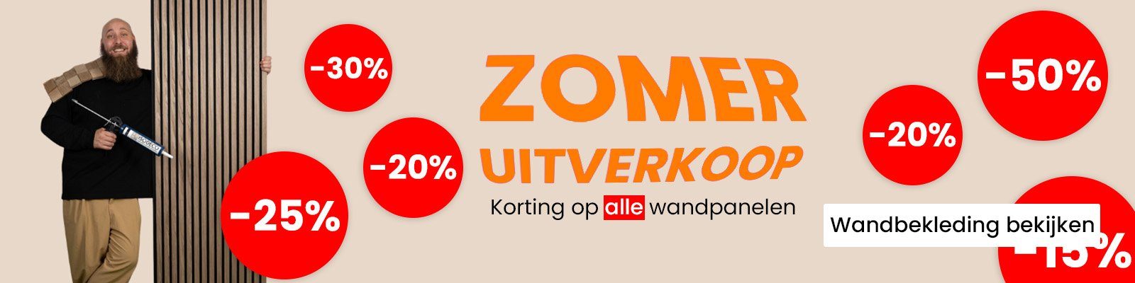 zomer uitverkoop banner